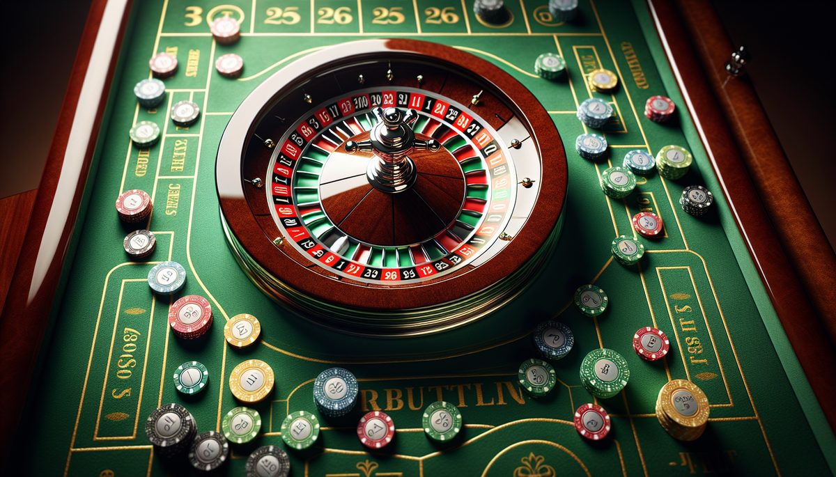Live ruleta miza v spletnem casinu z živim krupijerjem